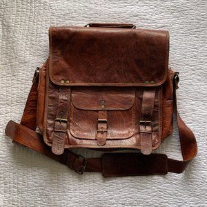 Large Vintage Leather Bag